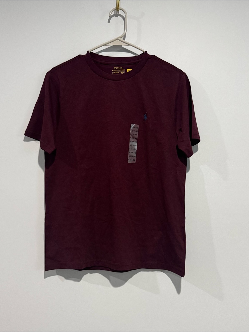 NWT Polo Ralph Lauren boy's Crew Neck T-Shirt Size L